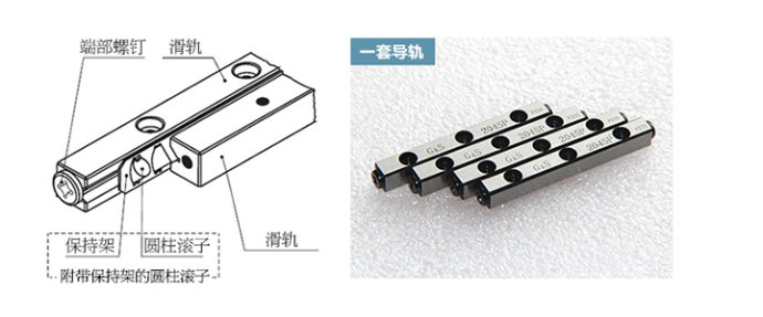 交叉滚子导轨结构图